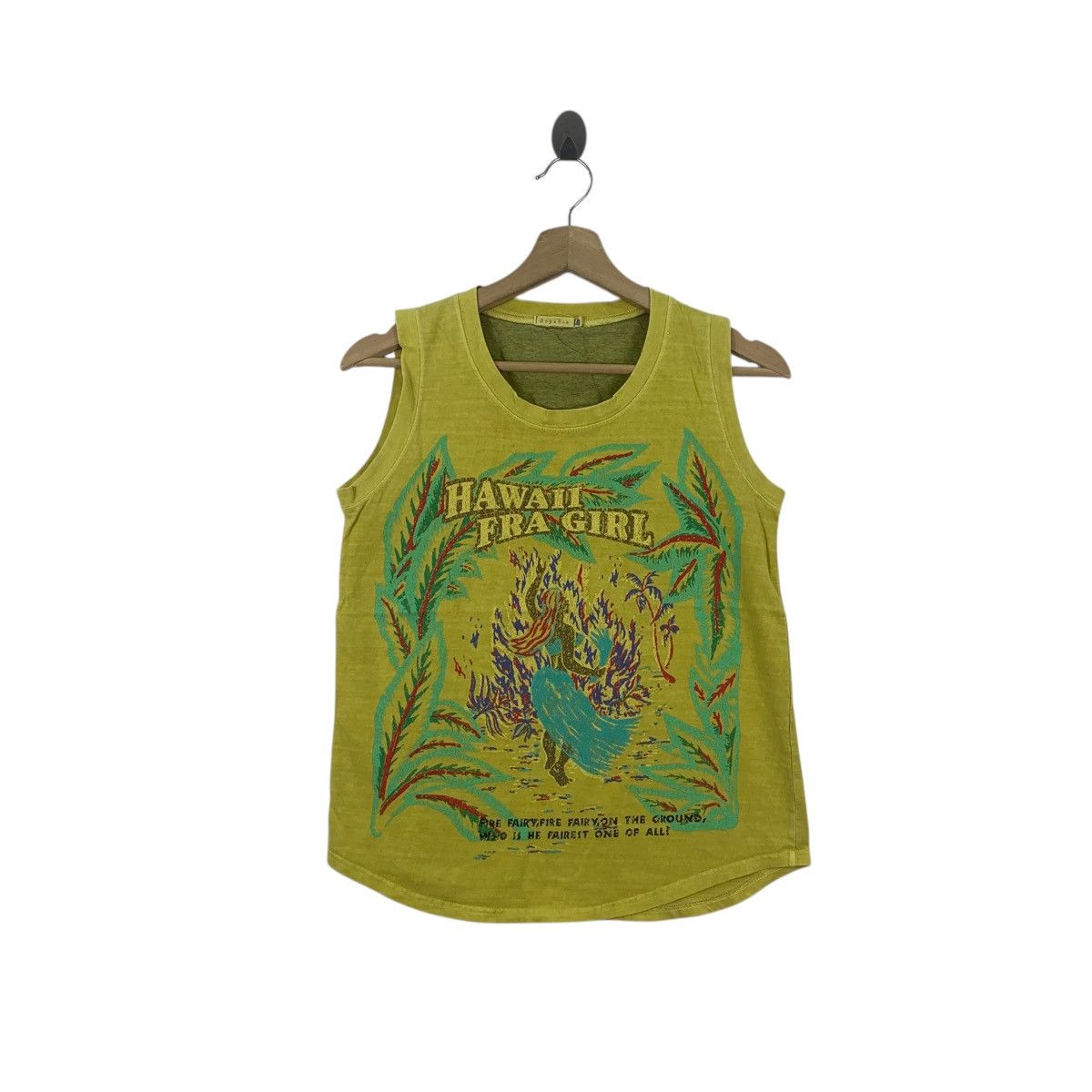 Vintage Vintage HAWAII FRA GIRL Resort Hawaiian Tank Top Tee Shirt Size XXS / US 00 / IT 34 - 1 Thumbnail