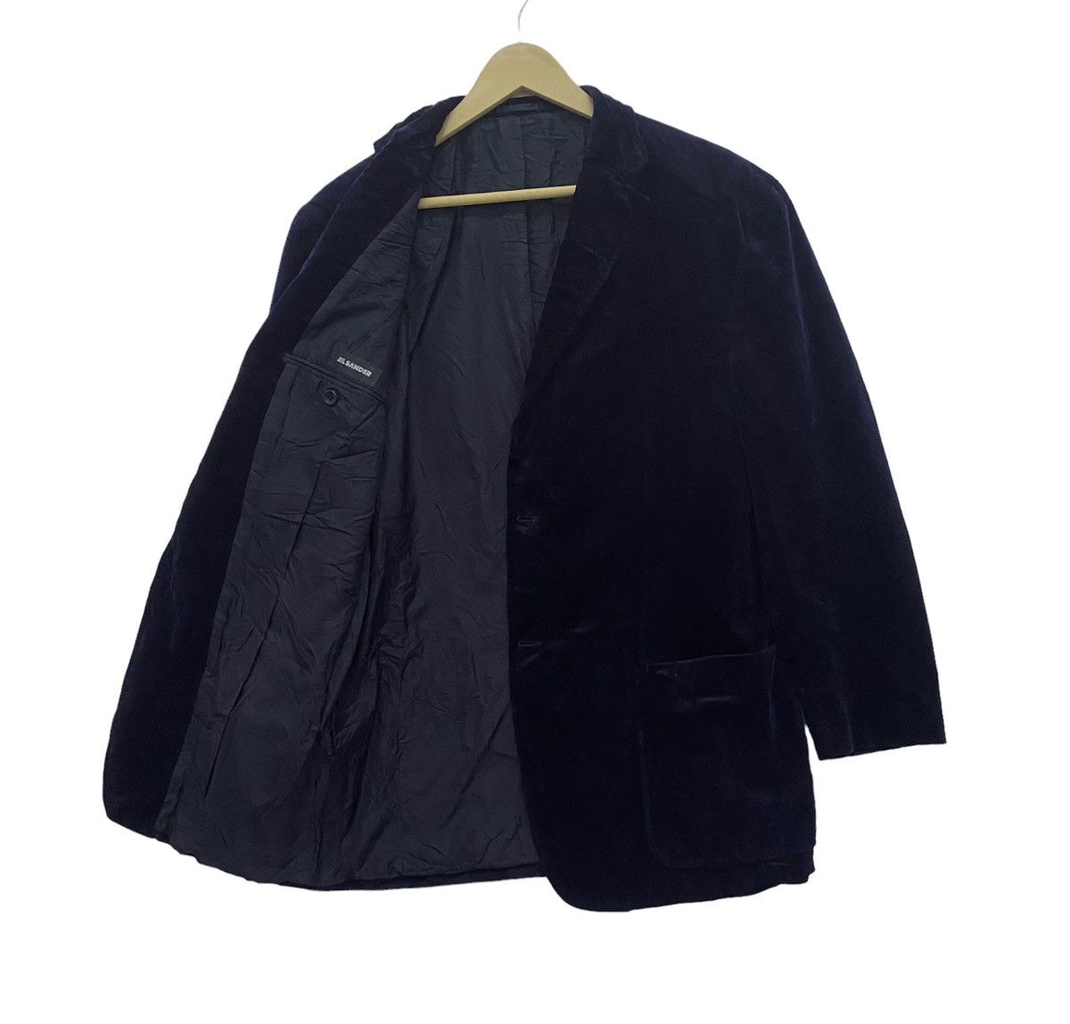 Jil Sander Vintage Jil Sander by Raf Simons velvet coats jacket Size US M / EU 48-50 / 2 - 3 Thumbnail