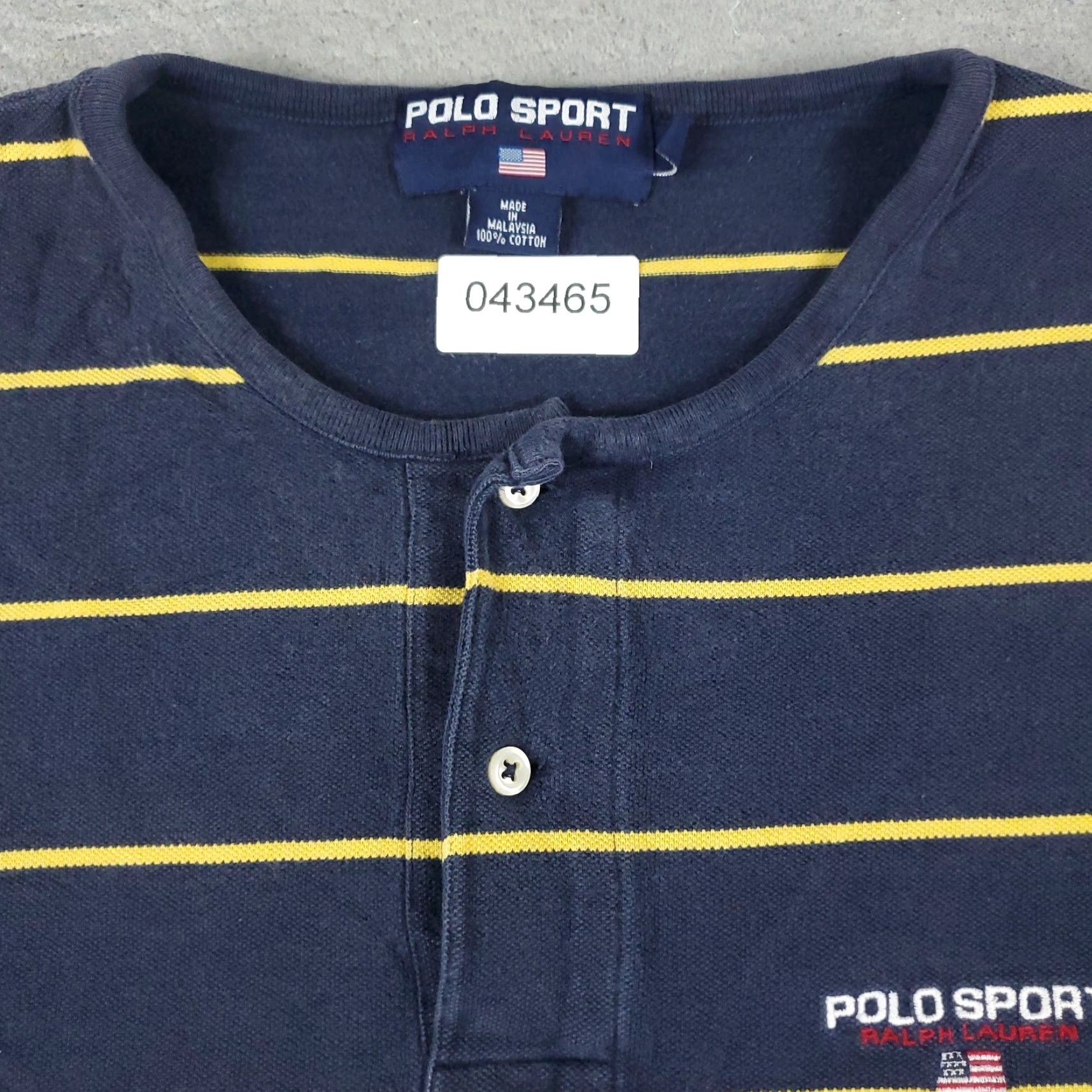 Ralph Lauren Ralph Lauren T-Shirt Men XL Blue Stripes Crew Neck Cotton Short Sleeve Vintage-Style Casual Shirt Mens XL Blue Striped Polo Tee Size US XL / EU 56 / 4 - 3 Thumbnail