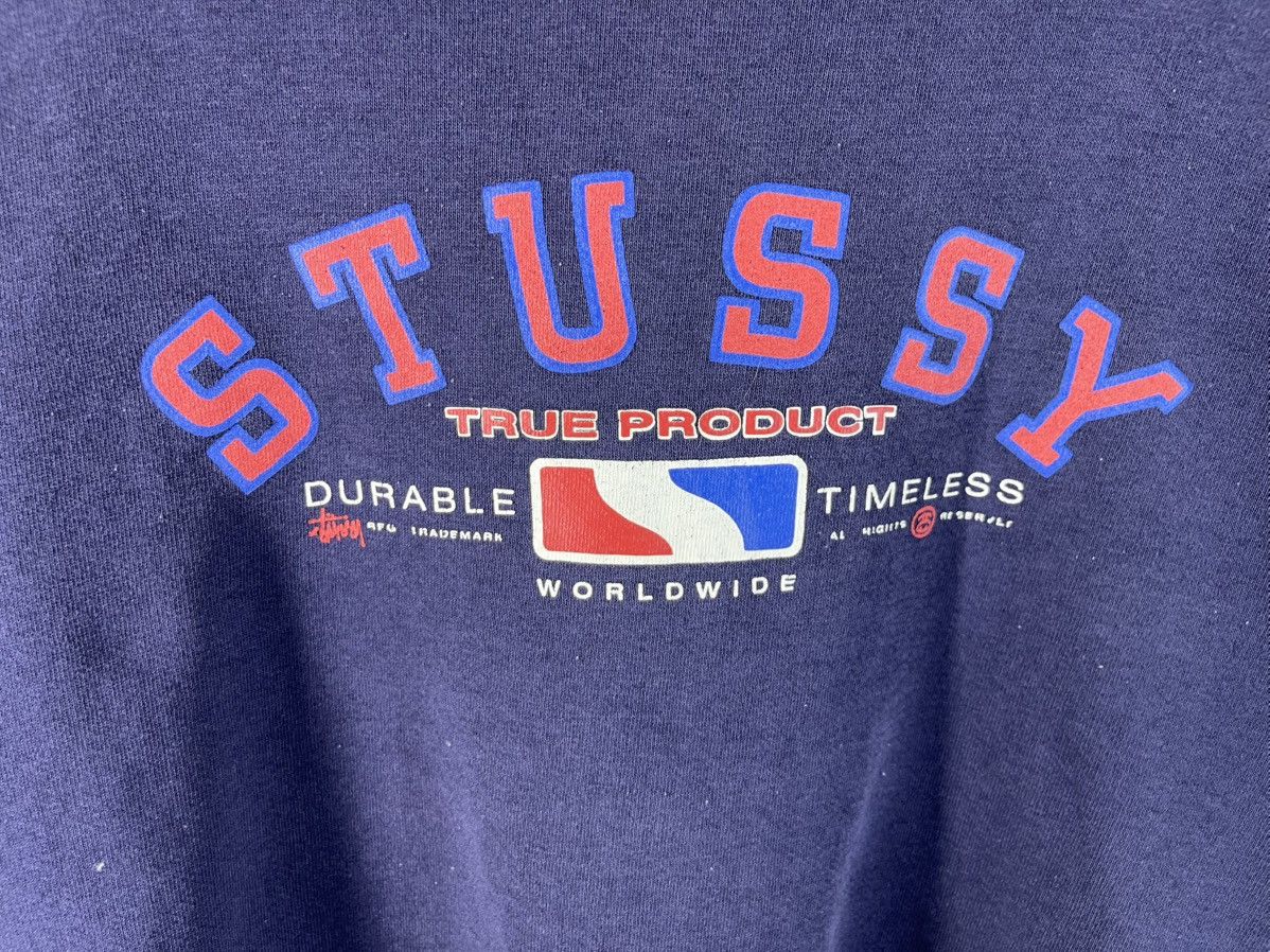 Stussy 1990s Vintage Stüssy "True Product" Sweatshirt Size US M / EU 48-50 / 2 - 7 Thumbnail