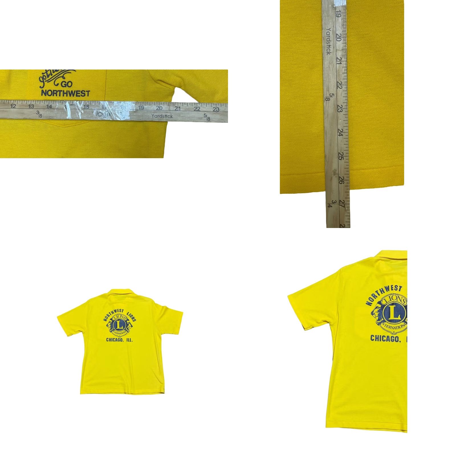 Vintage VINTAGE ScreenMates Yellow Polo Shirt L Men’s USA Lions 80s Polo Shirt Short Sleeve Button-Down Collar Polo Mens Yellow Lions USA 80’s Size US L / EU 52-54 / 3 - 8 Thumbnail