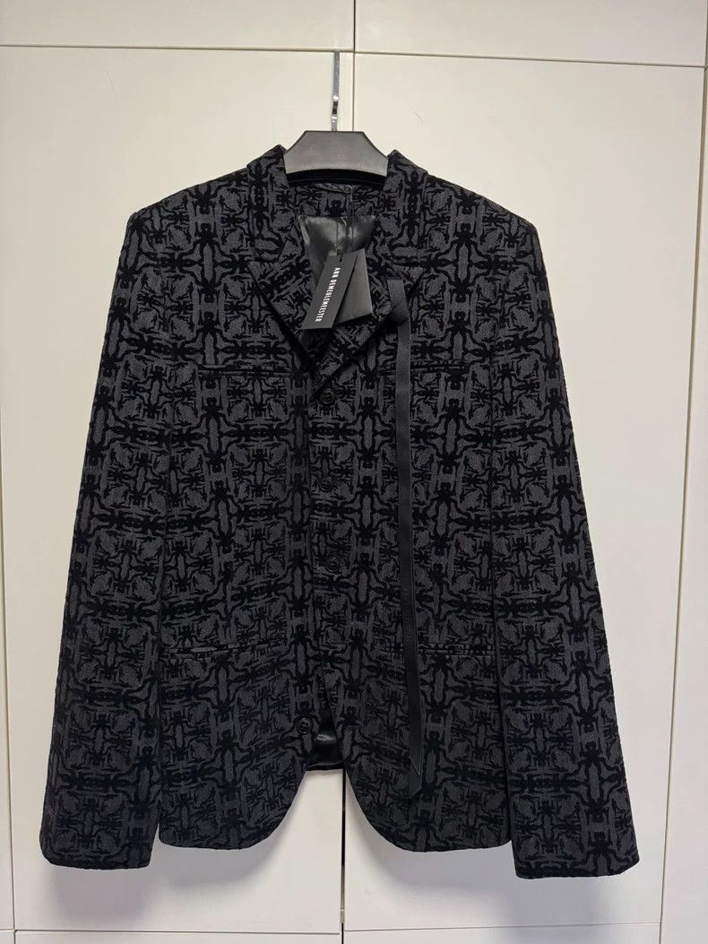 Ann Demeulemeester ANN DEMEULEMEESTER 2013FALL patterned suit-2506 Size US XXS / EU 40 - 2 Thumbnail