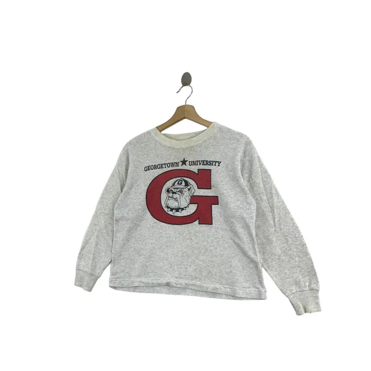 Vintage Vtg GEORGETOWN UNIVERSITY HOYAS Jack Bull Dog Sweatshirt Size M / US 6-8 / IT 42-44 - 3 Thumbnail