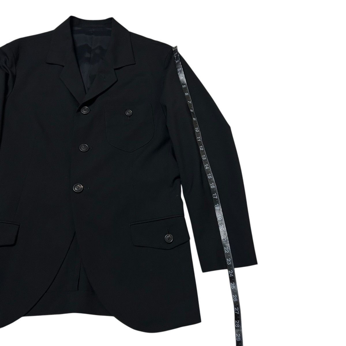 Issey Miyake 710 archive ISSEY MIYAKE MEN set up suit wool black Size 40R - 12 Thumbnail