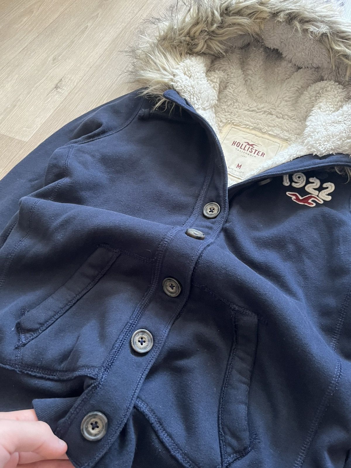 Hollister Y2K Hollister Fur Button Up Hoodie Ifsixwasnine LGB Style Size M / US 6-8 / IT 42-44 - 5 Thumbnail