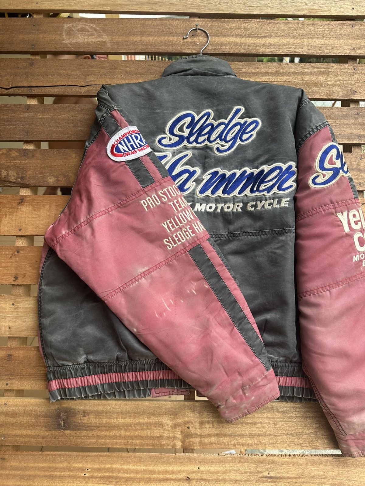 YELLOW CORN Vintage Yellow Corn Sledge Hammer Rider Jacket Size US L / EU 52-54 / 3 - 8 Thumbnail