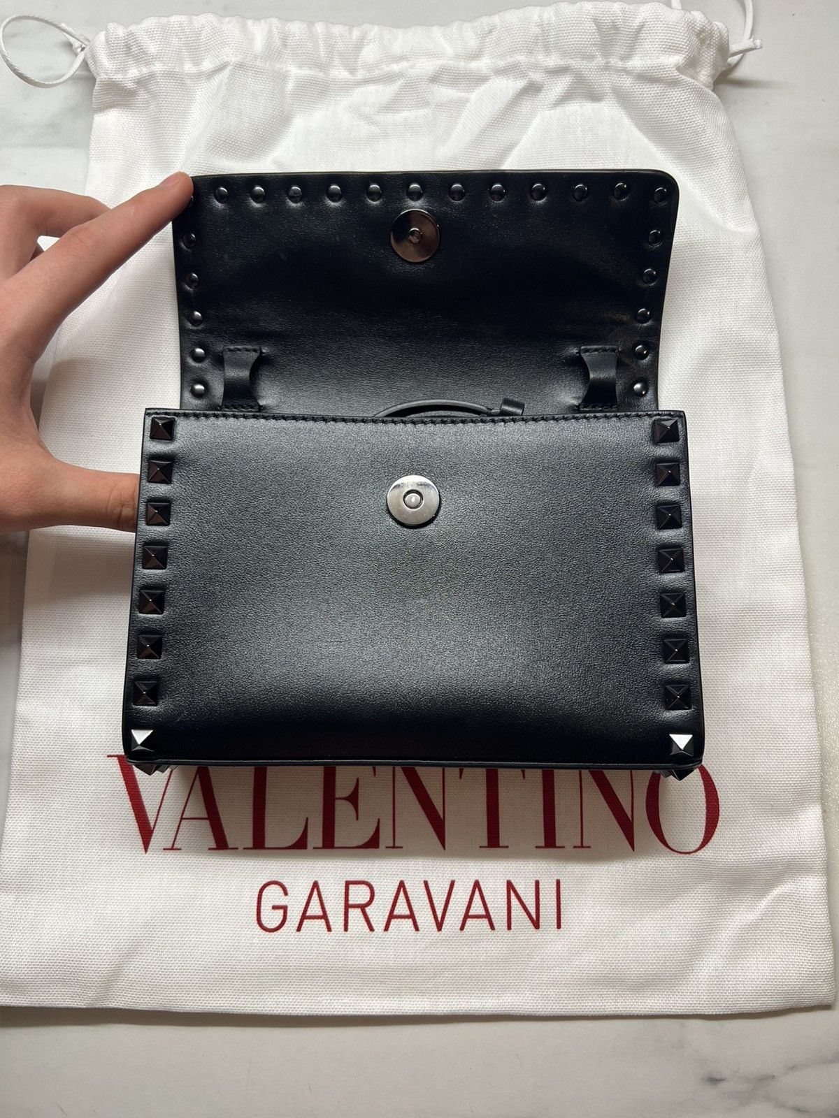 Valentino Valentino Garavani - Rockstud leather crossbody bag Size ONE SIZE - 4 Thumbnail