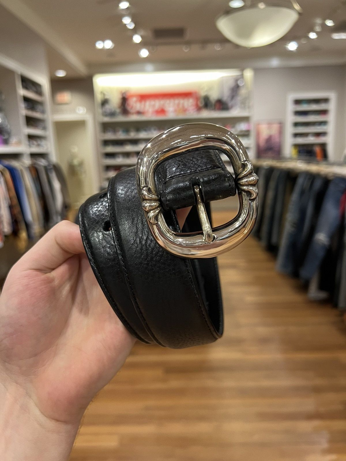 Chrome Hearts Chrome Hearts Gunslinger Belt Silver | Grailed