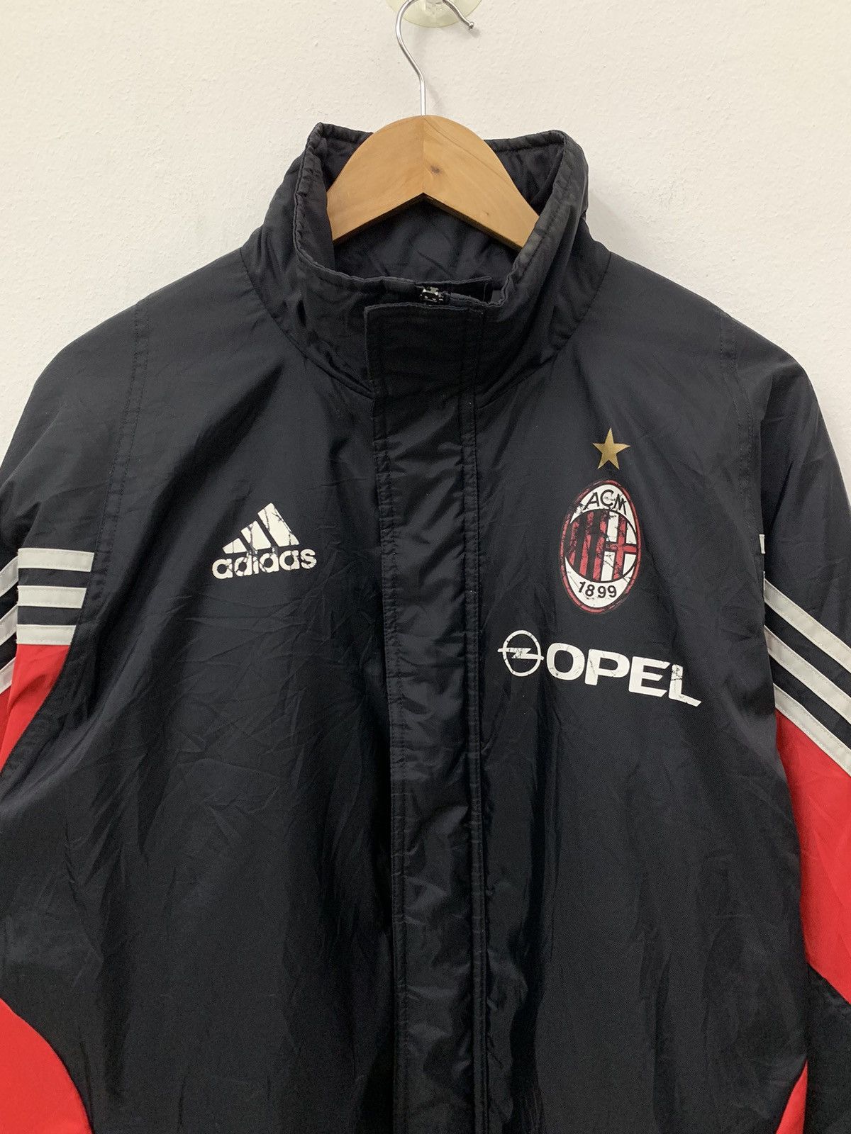 Adidas × Vintage Vintage AC Milan Long Jacket Size US L / EU 52-54 / 3 - 2 Thumbnail