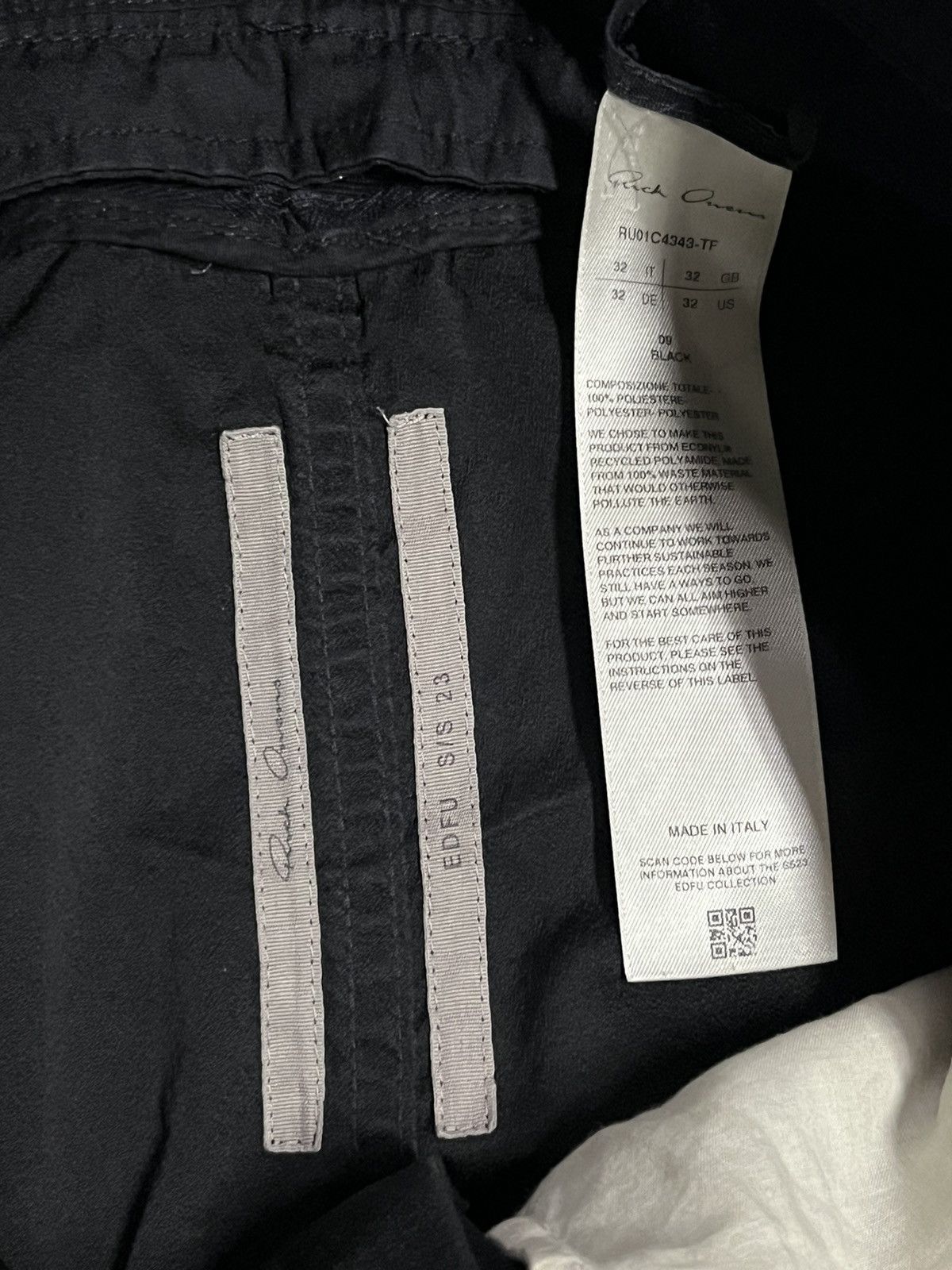 Rick Owens 2023 RICK OWEN EDFU BOLAN Size US 32 / EU 48 - 8 Thumbnail