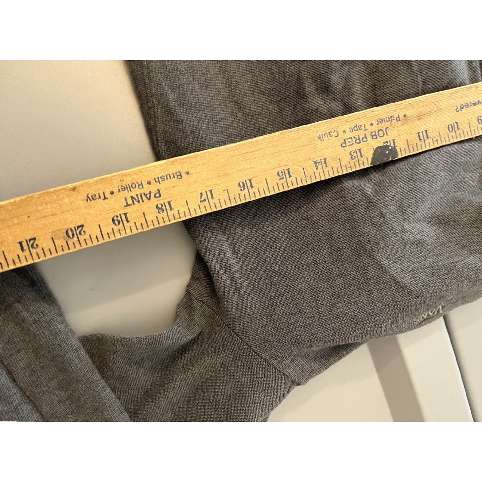 Vans VANS Hoodie Mens XL Gray Pullover Thermal Waffle Knit Embroidered Logo Pockets All Seasons Hooded Lightweight Size US XL / EU 56 / 4 - 5 Thumbnail