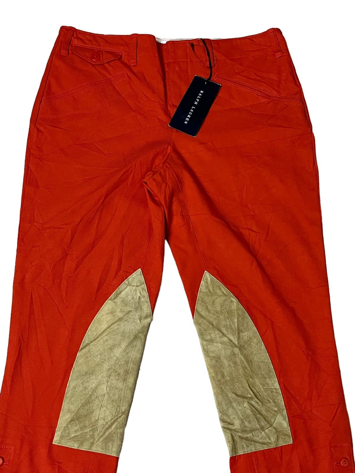 Polo Ralph Lauren NEW🔥RALPH LAUREN WOMEN SUEDE TRIM EQUESTRIAN RIDING PANT Size 30" / US 8 / IT 44 - 3 Thumbnail