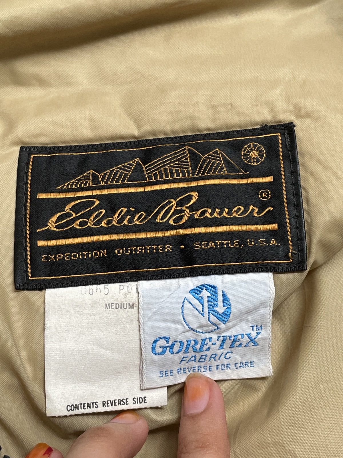 Eddie Bauer × Goretex × Vintage Vintage Brand Eddie Bauer Goretex Hunting Jacket 1980s Size US M / EU 48-50 / 2 - 9 Thumbnail