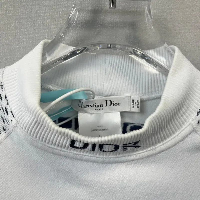 Dior Dior Women's Long Sleeve White Sweatshirt . Size L / US 10 / IT 46 - 4 Thumbnail