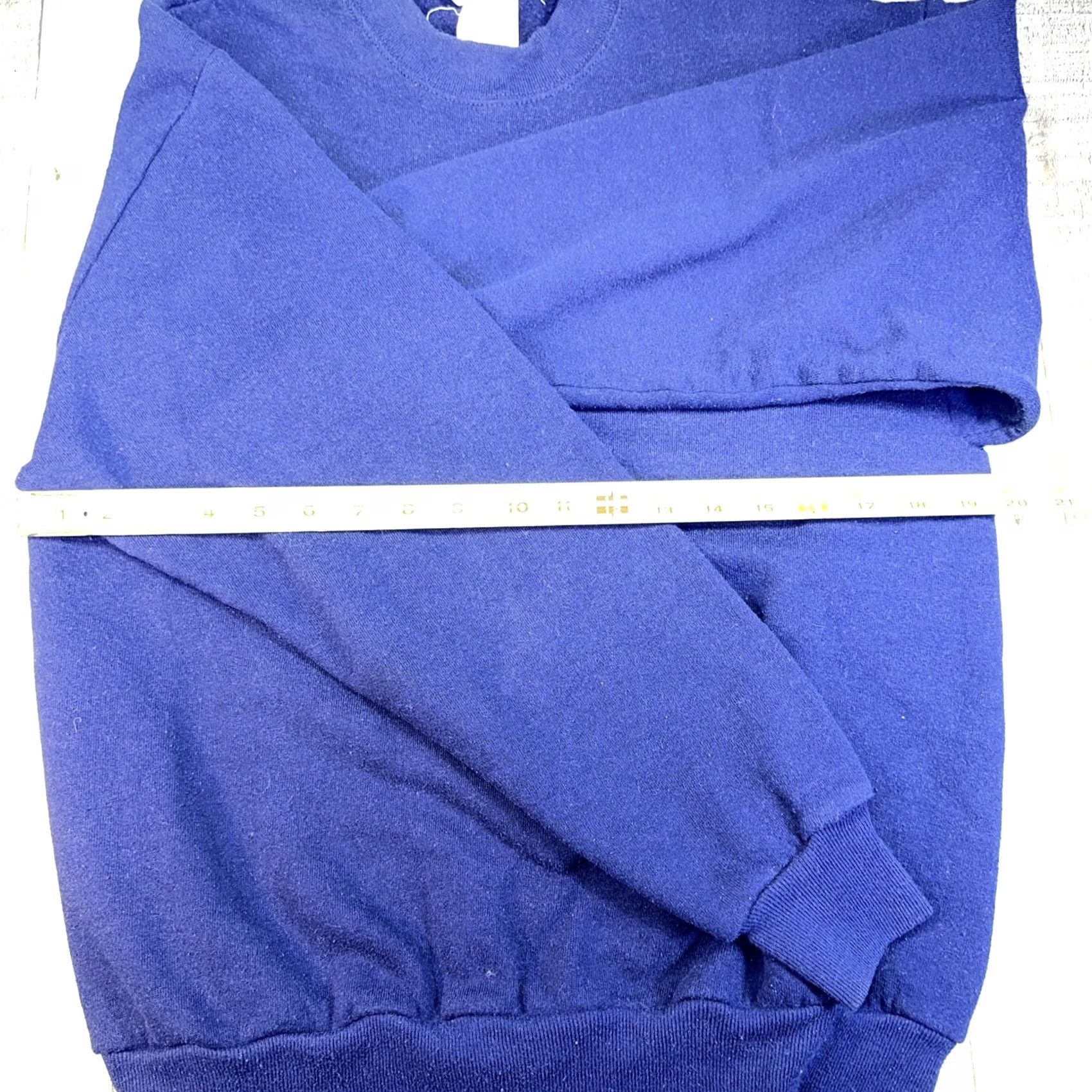 Jerzees VINTAGE Jerzees Crewneck Sweatshirt Blue M Mens Blank Y2K Size US M / EU 48-50 / 2 - 5 Thumbnail