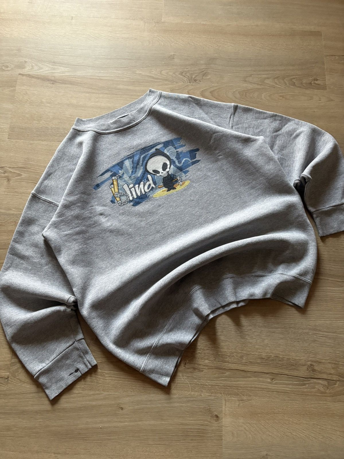 Blind Skateboards Blind skateboards reaper vintage swetshirt crewnek hoodie Size US M / EU 48-50 / 2 - 2 Thumbnail