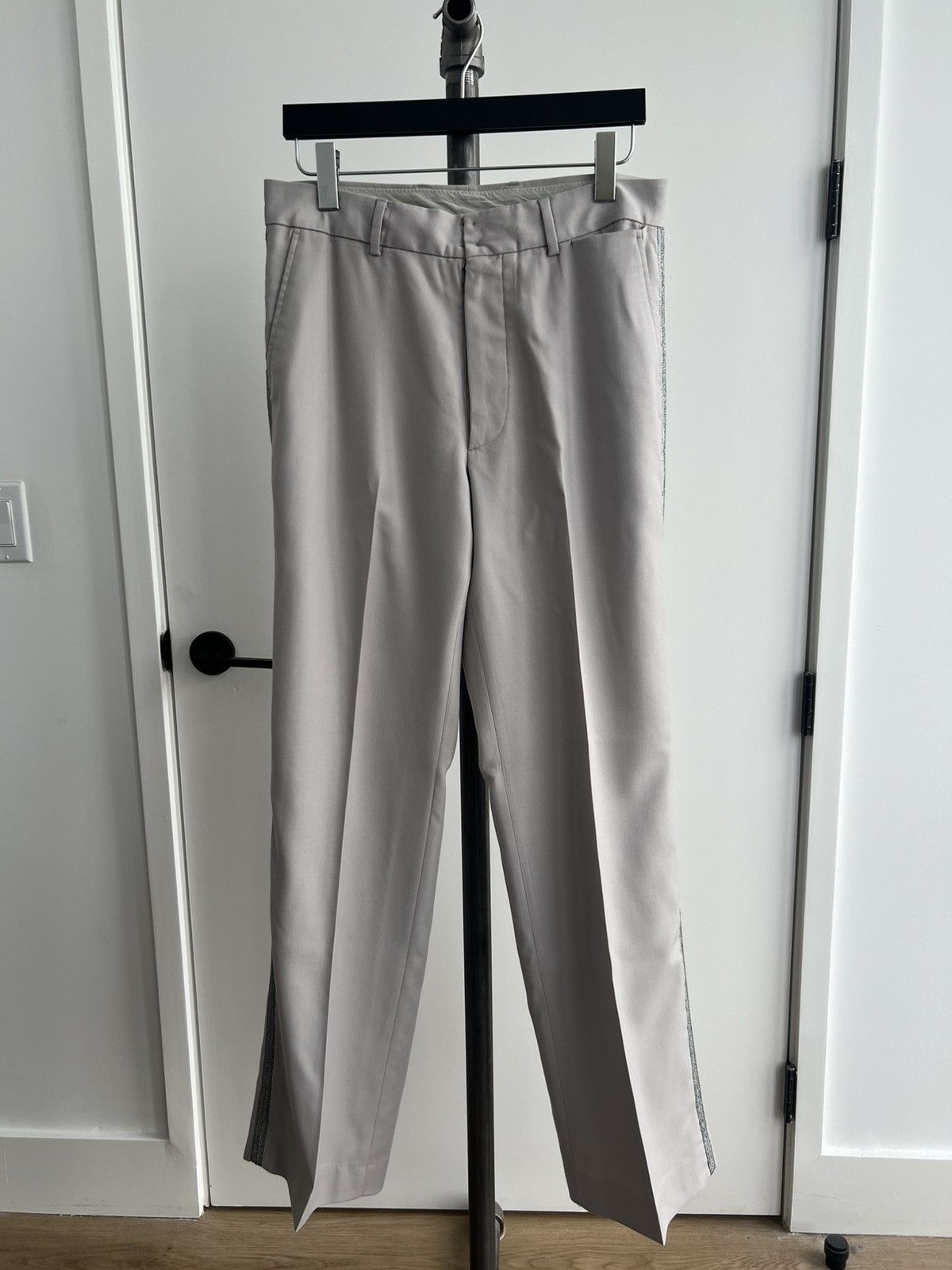 Maison Margiela SS01 Tuxedo-Stripe Trousers Size US 34 / EU 50 - 1 Thumbnail