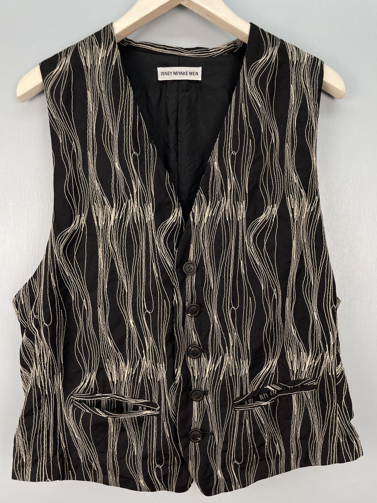 Issey Miyake Vintage Issey Miyake Men vest Size 42L - 3 Thumbnail