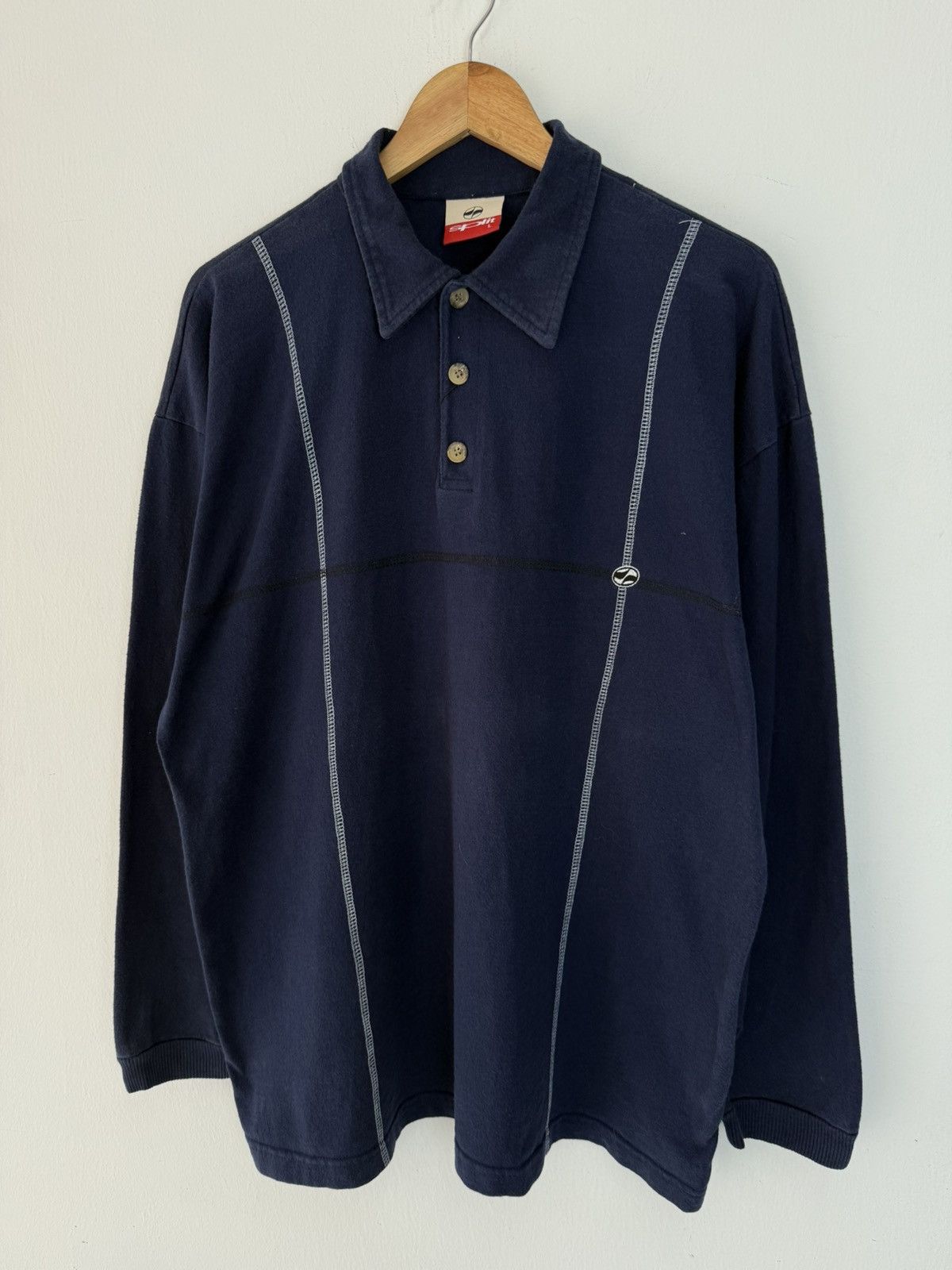 Split 90’s Split Skateboard Rugby Shirt. Size US L / EU 52-54 / 3 - 2 Thumbnail