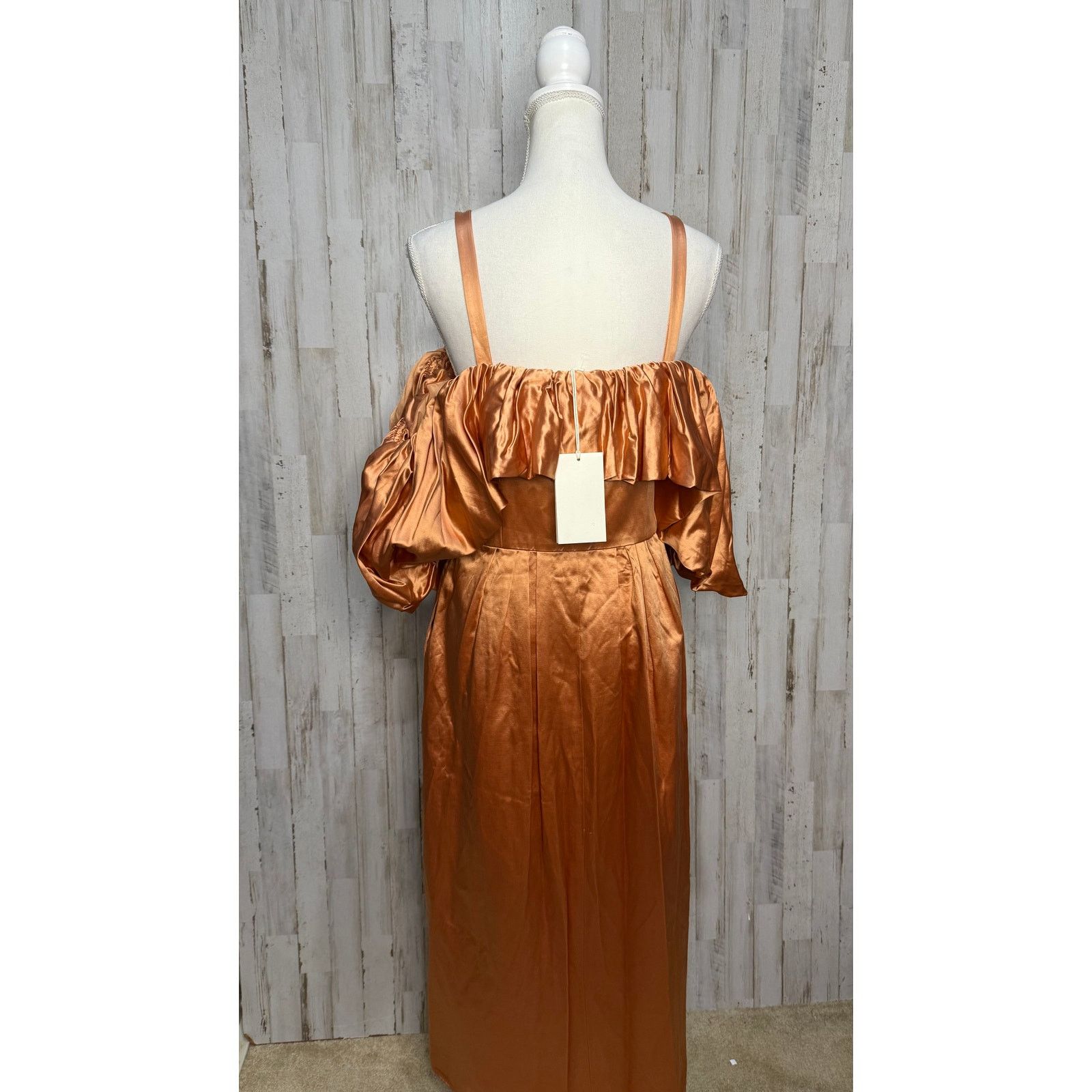 Ulla Johnson NWT Ulla Johnson Women's Lelita Off Shoulder Midi Dress Size M / US 6-8 / IT 42-44 - 8 Thumbnail