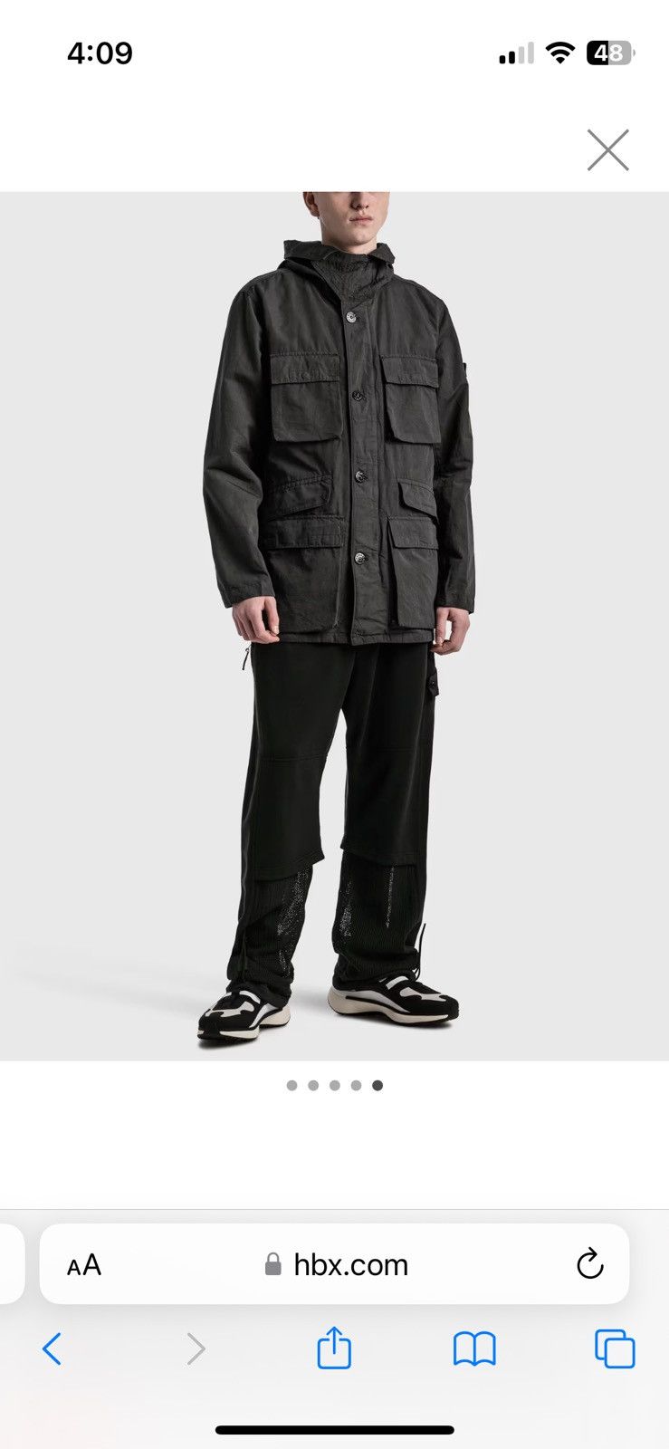 Stone Island Tela Cotton Field Jacket