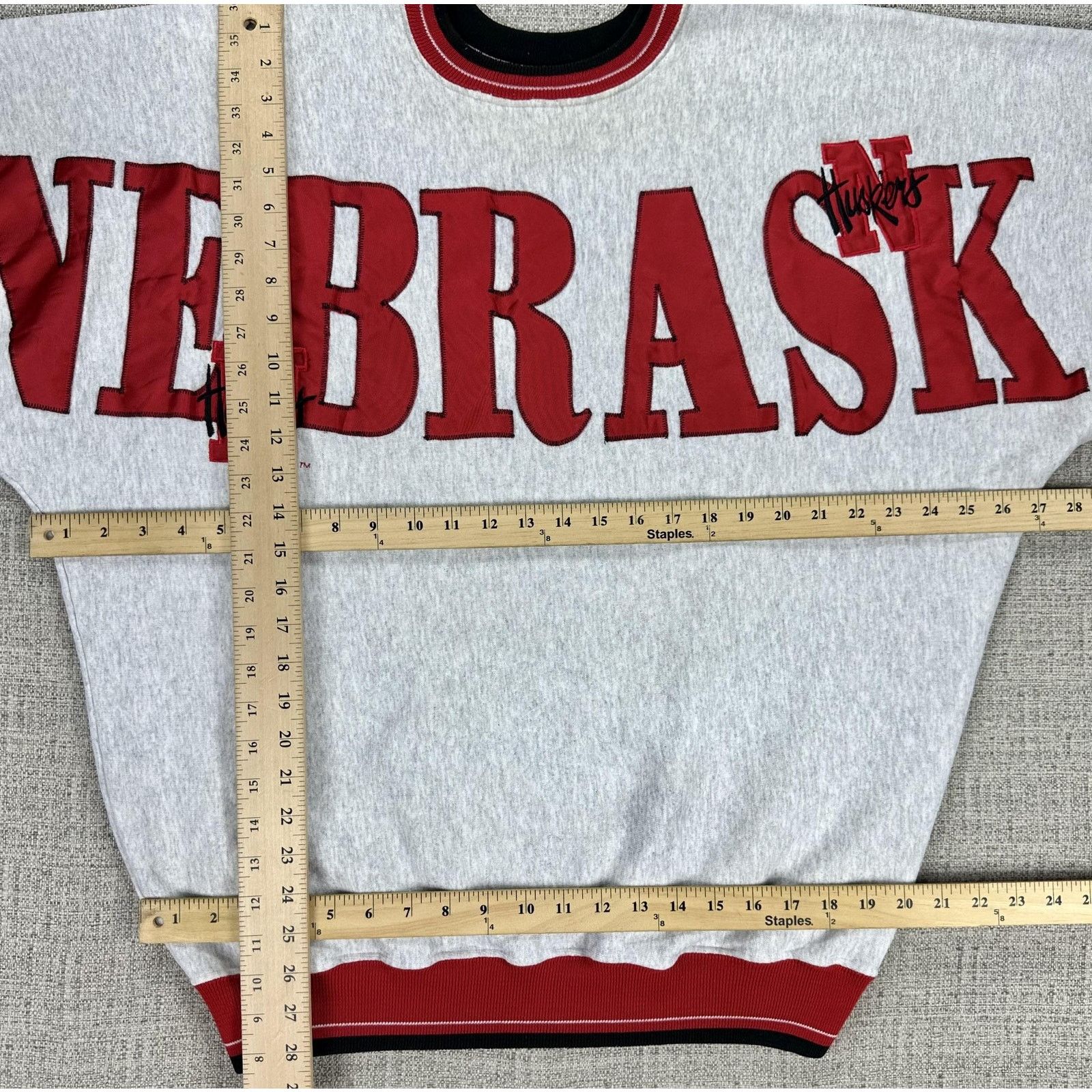 Other Nebraska Cornhuskers Sweatshirt 2XL Legends USA Spell Out Size US XXL / EU 58 / 5 - 4 Thumbnail