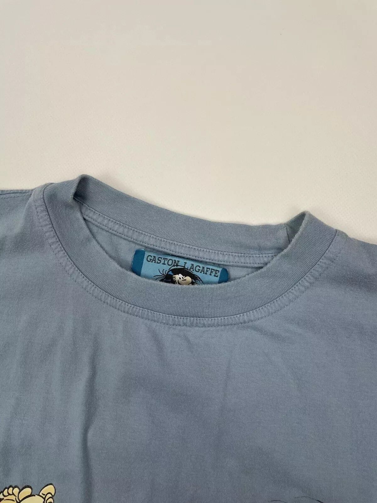 Vintage VINTAGE 2000s SHIRT GASTON LAGAFFE BELGIUM COMICS MENS MARSU Size US L / EU 52-54 / 3 - 8 Thumbnail