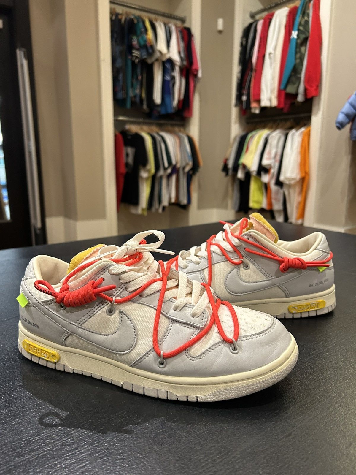 Nike × Off-White Nike Dunk Low Off-White Lot 6 Size US 9 / EU 42 - 2 Thumbnail