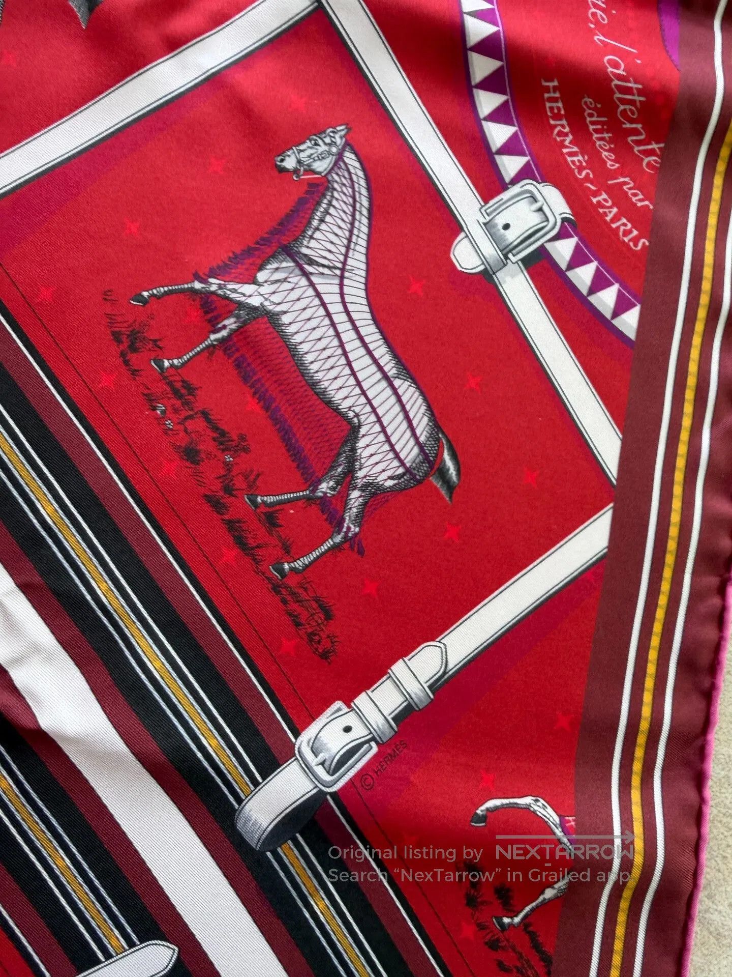 Hermes Hermes 90x90cm Silk Scarf. Size ONE SIZE - 7 Thumbnail