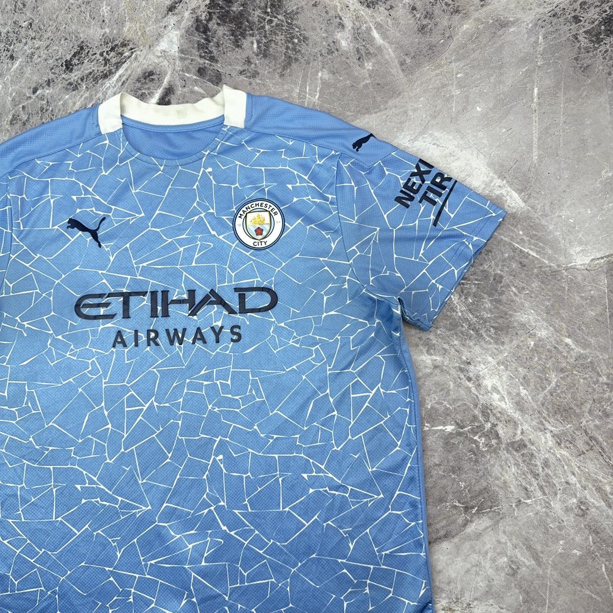 Puma Puma Manchester City Jersey 2020-21 Home Kit Football Shirt Size US XL / EU 56 / 4 - 11 Thumbnail