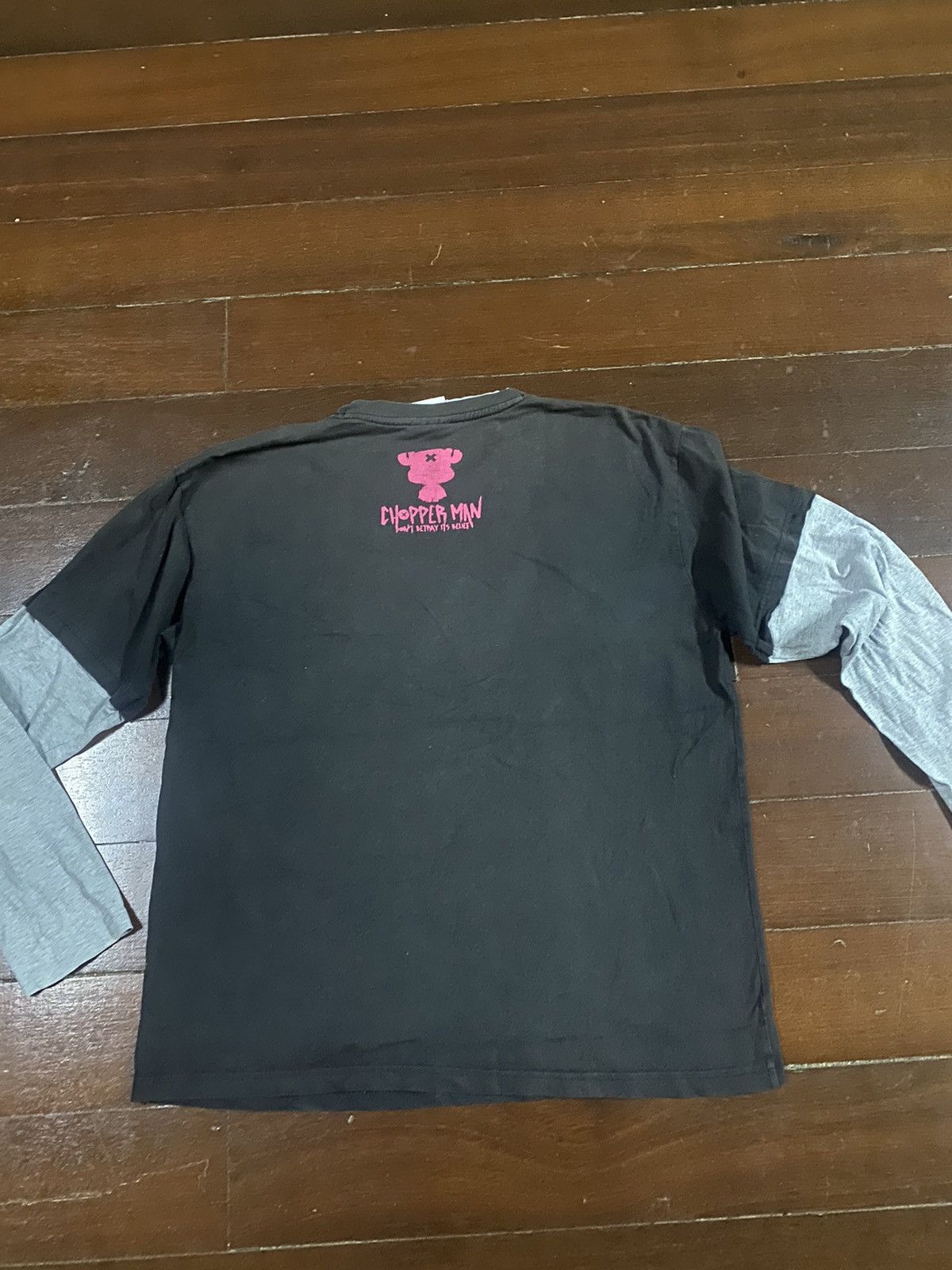 Anime Vintage ONE PIECE tony chopper man sun faded Anime Tee Size US XL / EU 56 / 4 - 10 Thumbnail