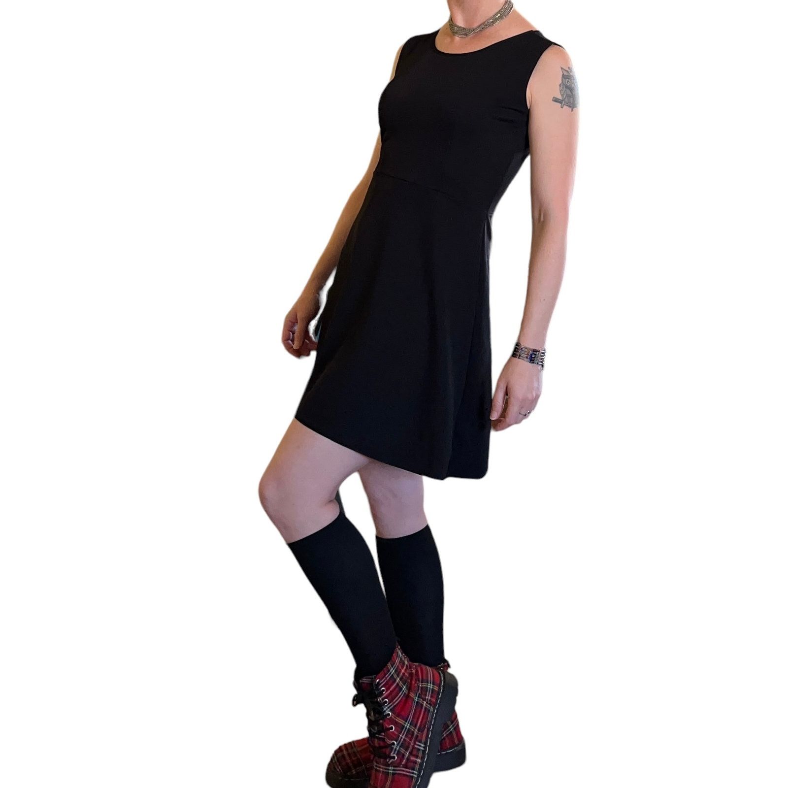 Diesel Vintage Diesel Industry Black Sleeveless Skater Mini Dress Size S / US 4 / IT 40 - 2 Thumbnail