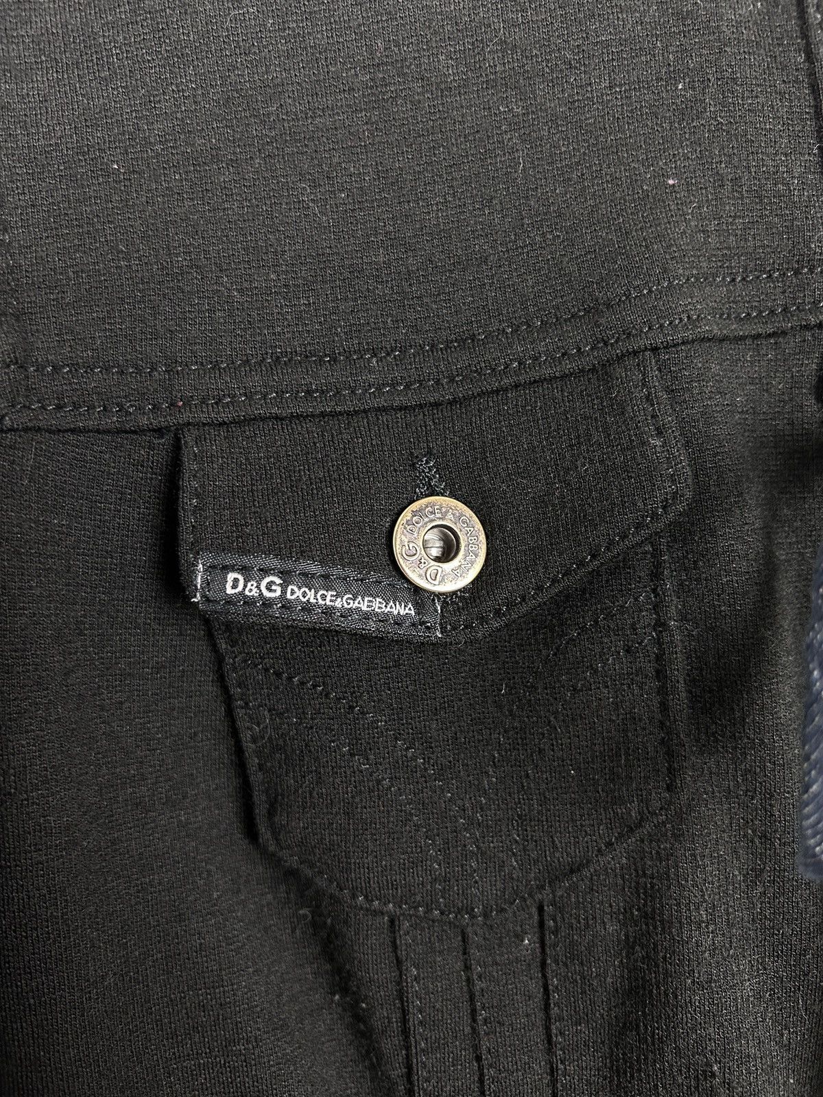 Dolce & Gabbana Vintage Dolce & Gabbana D&G Wool Blazer In Black Size M / US 6-8 / IT 42-44 - 3 Thumbnail