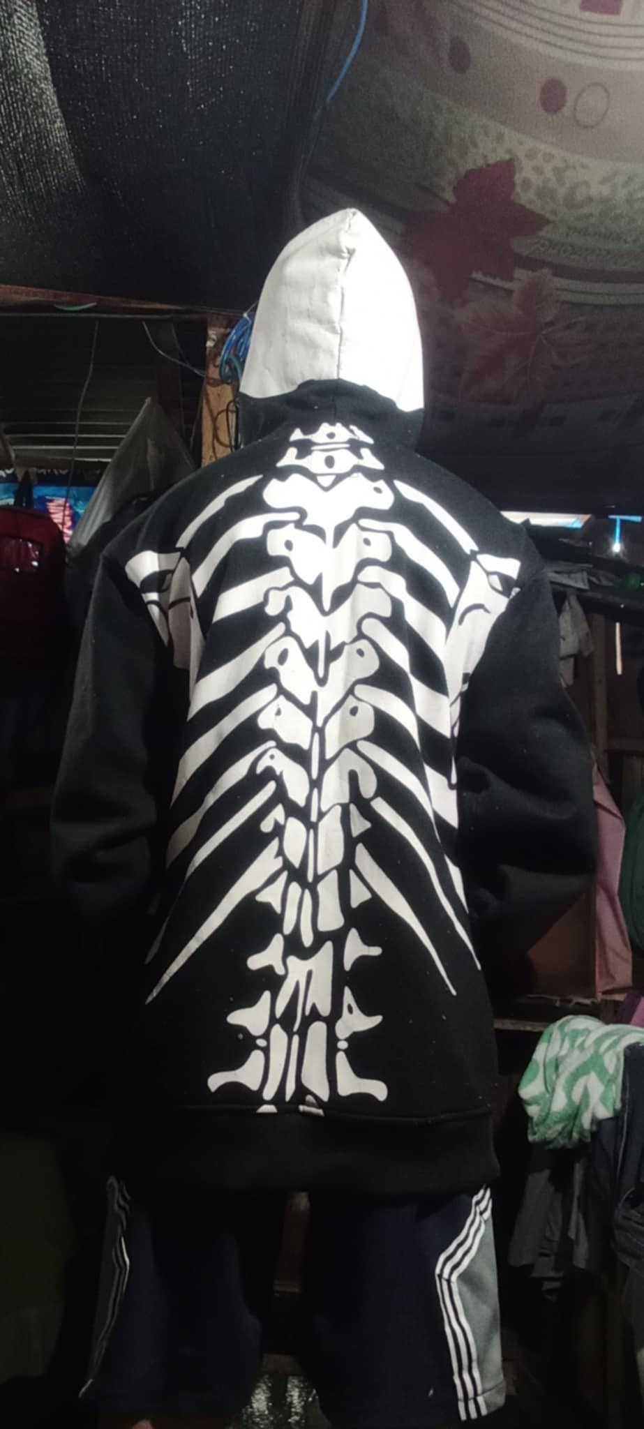 Other Mecca Jeans Vintage Y2k Skeletal Hoodie Size US L / EU 52-54 / 3 - 5 Thumbnail