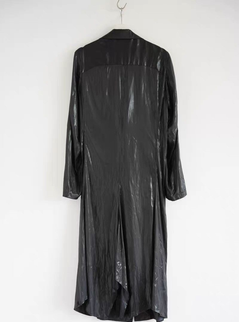 Yohji Yamamoto Yohji Yamamoto 14SS Rain Ripple Biker Coat Size US M / EU 48-50 / 2 - 2 Thumbnail