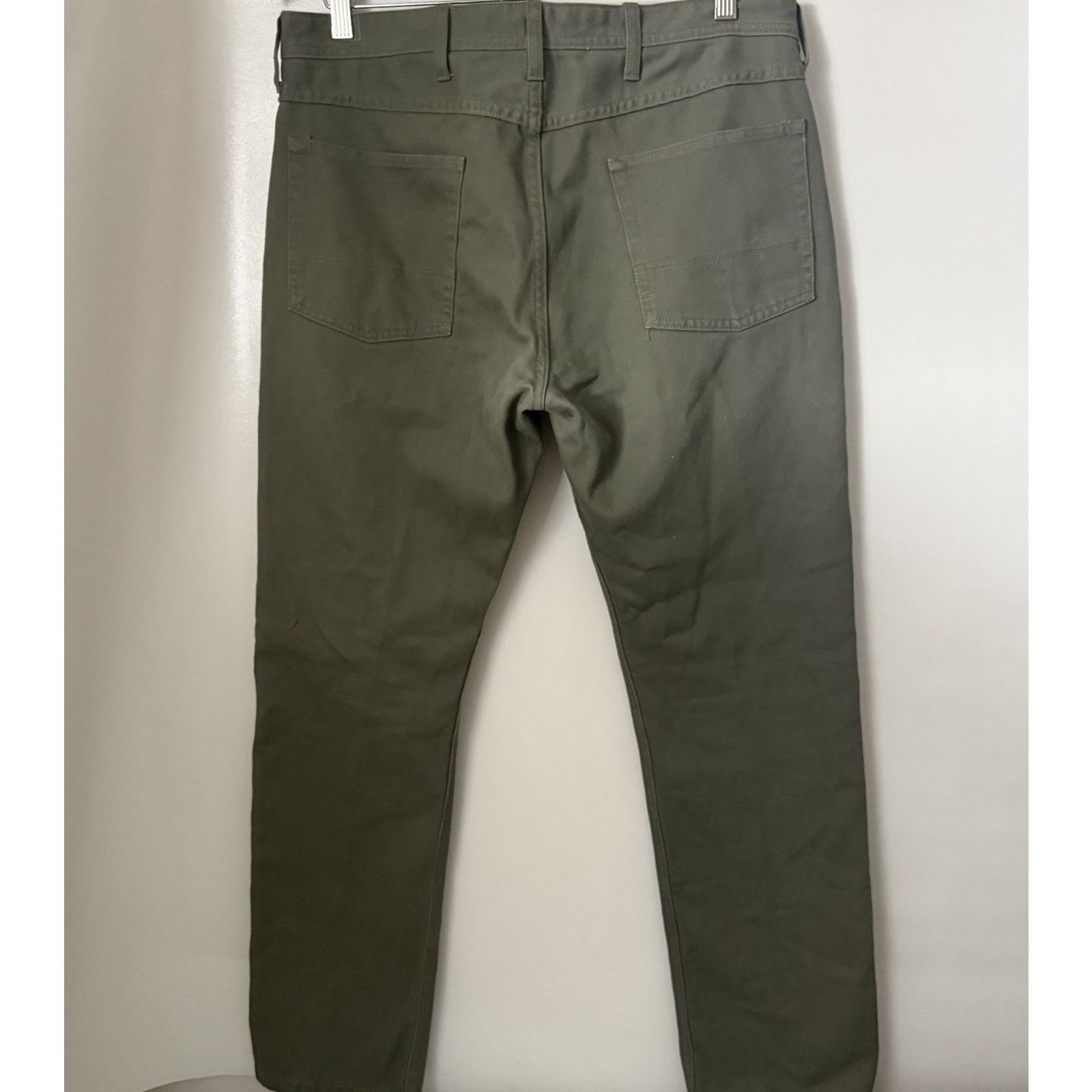 J.Crew J.Crew Sutton Olive Bedford Cord Gingham Flannel Lined Pants Size US 34 / EU 50 - 2 Thumbnail