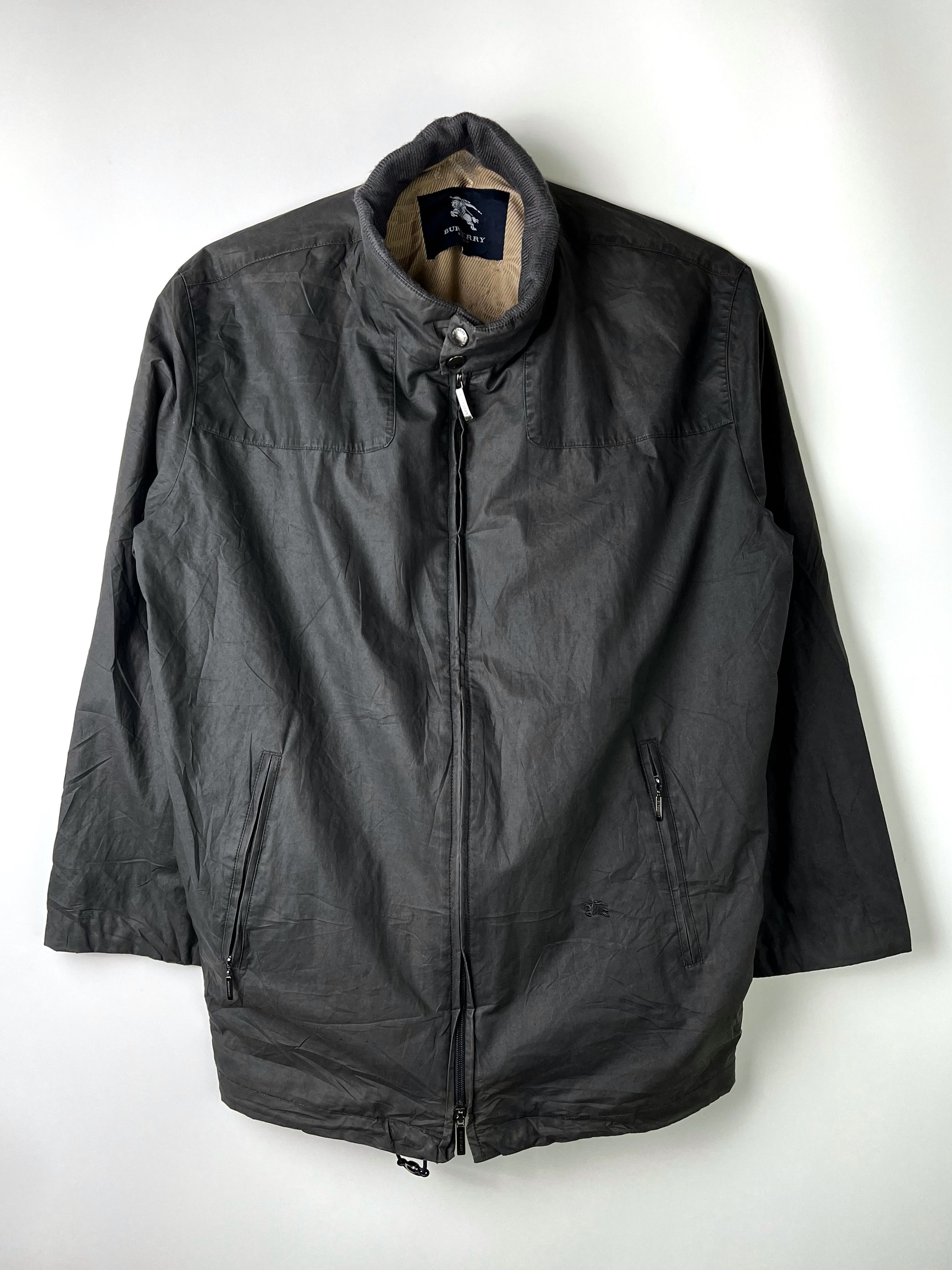 Burberry BURBERRY VINTAGE JACKET WITH COATING GRAY Size US L / EU 52-54 / 3 - 1 Thumbnail