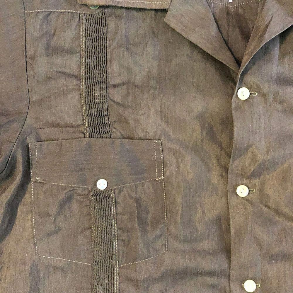 Designer Pre Owned Brown Hand Made Men´S Shirt M Size US M / EU 48-50 / 2 - 5 Thumbnail