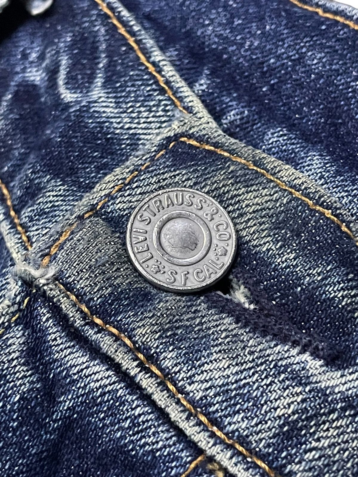 LVC × Levi's × Levi's Made & Crafted Vintage Levis Big E 511 Loose Tapered Leg Distressed Jeans Size US 30 / EU 46 - 10 Thumbnail