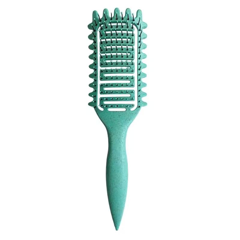 Other Curl Define Styling Brush Hollow Out Detangling Hair Brush Size ONE SIZE - 9 Thumbnail