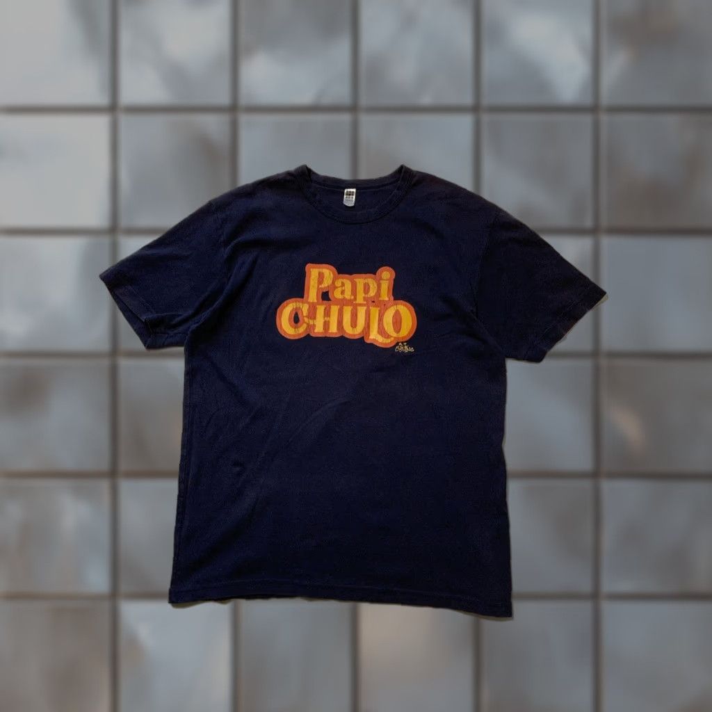 American Apparel VINTAGE American Apparel T-Shirt Mens L Blue Graphic Papi Chulo Slogan Y2K SI Clothing N/A Size US L / EU 52-54 / 3 - 1 Thumbnail