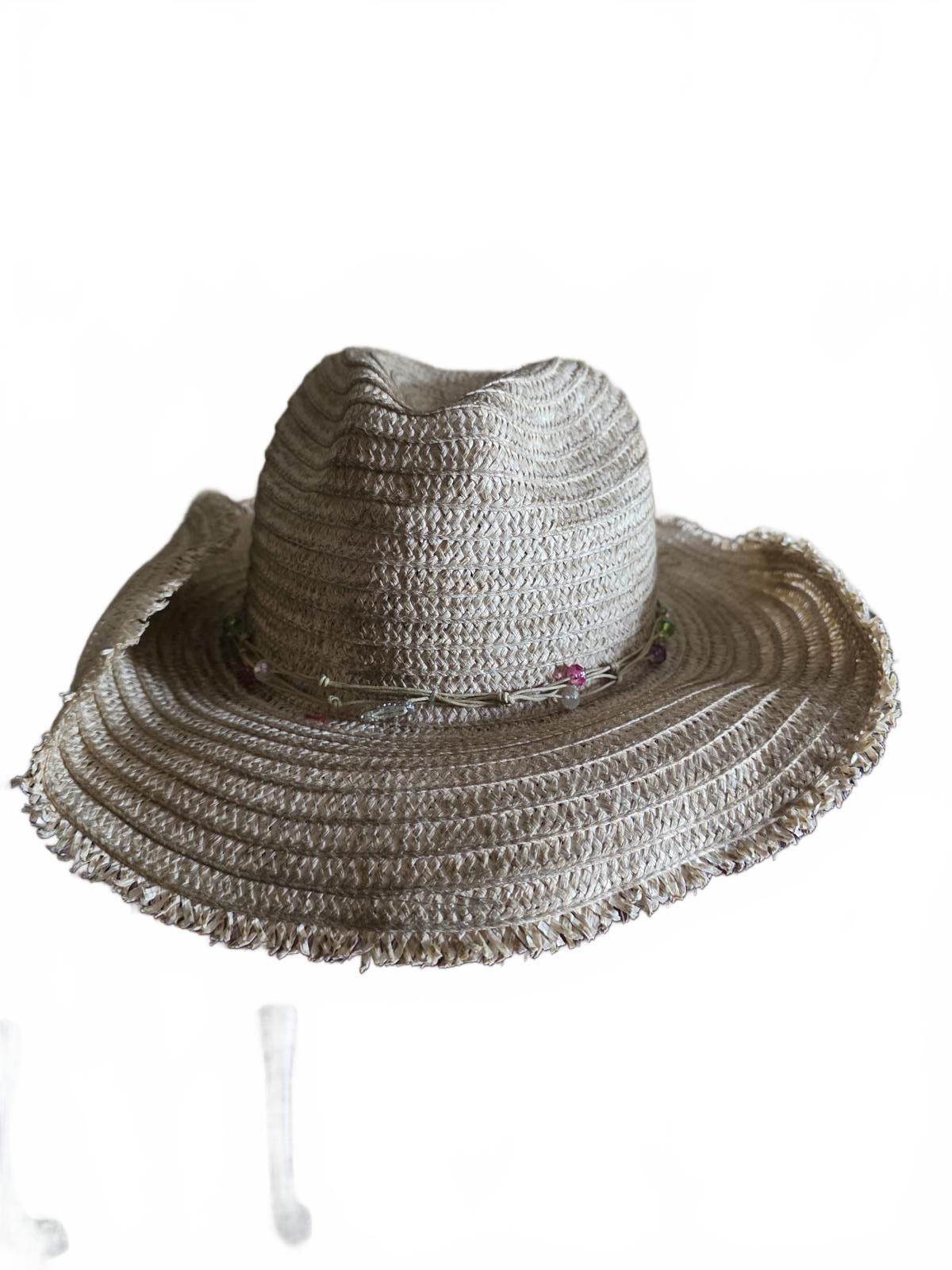 Other Dream Out Loud Selena Gomez Straw Hat Boho Crochet Fringe Size ONE SIZE - 9 Thumbnail