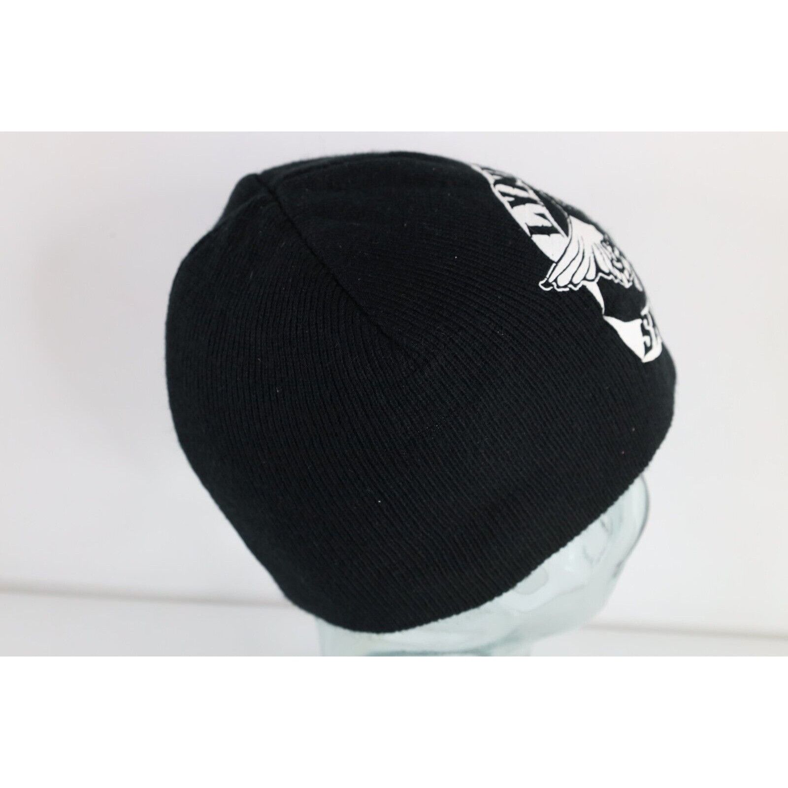 Vintage Vintage 90s Y2K Spell Out Lynyrd Skynyrd Band Skull Beanie Size ONE SIZE - 6 Thumbnail