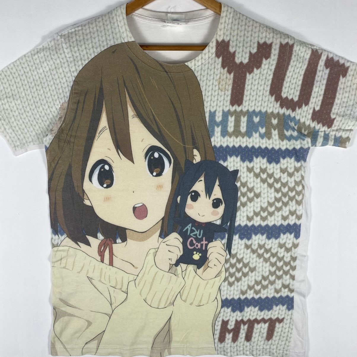 Anime × Japanese Brand × Vintage Vintage K-ON! Yui Hirasawa Full Print Anime Manga Cospa Tee Size US L / EU 52-54 / 3 - 3 Thumbnail