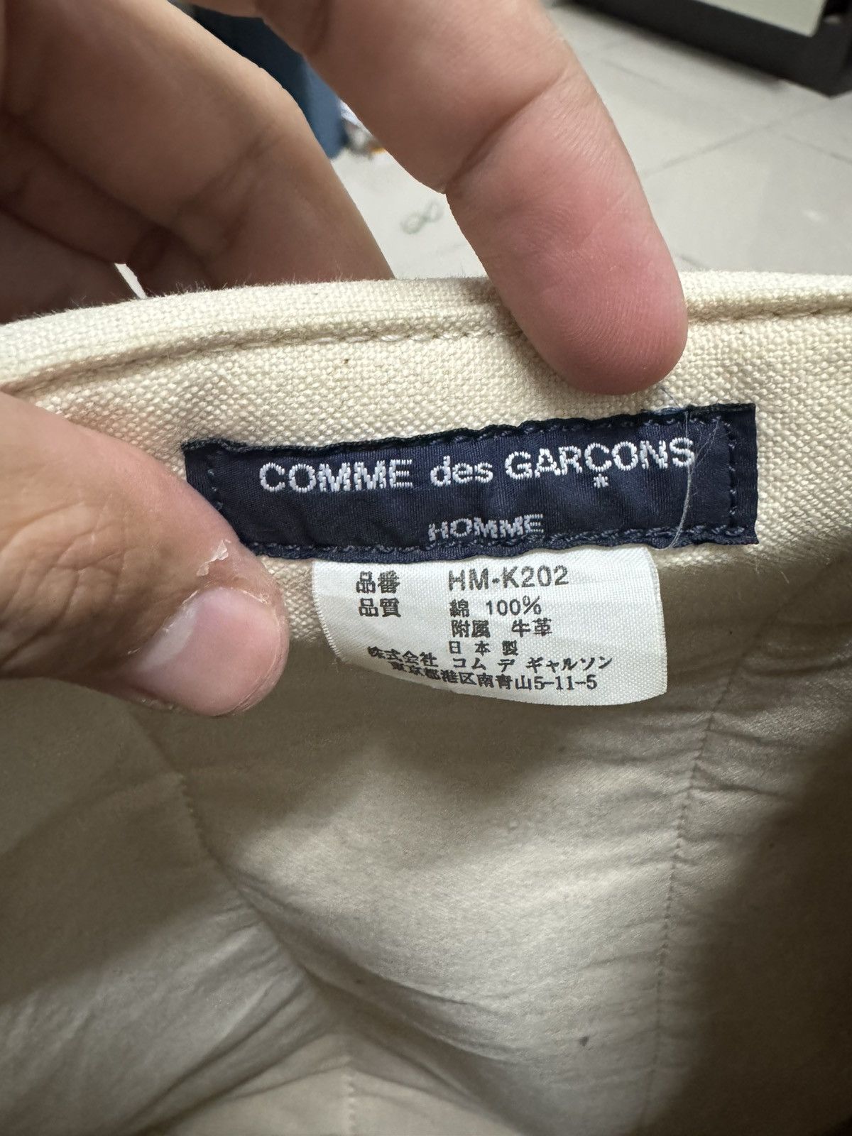 Comme des Garcons VINTAGE 1980s COMME DES GARCONS HOMME RUCKSACK BAG Size ONE SIZE - 17 Thumbnail