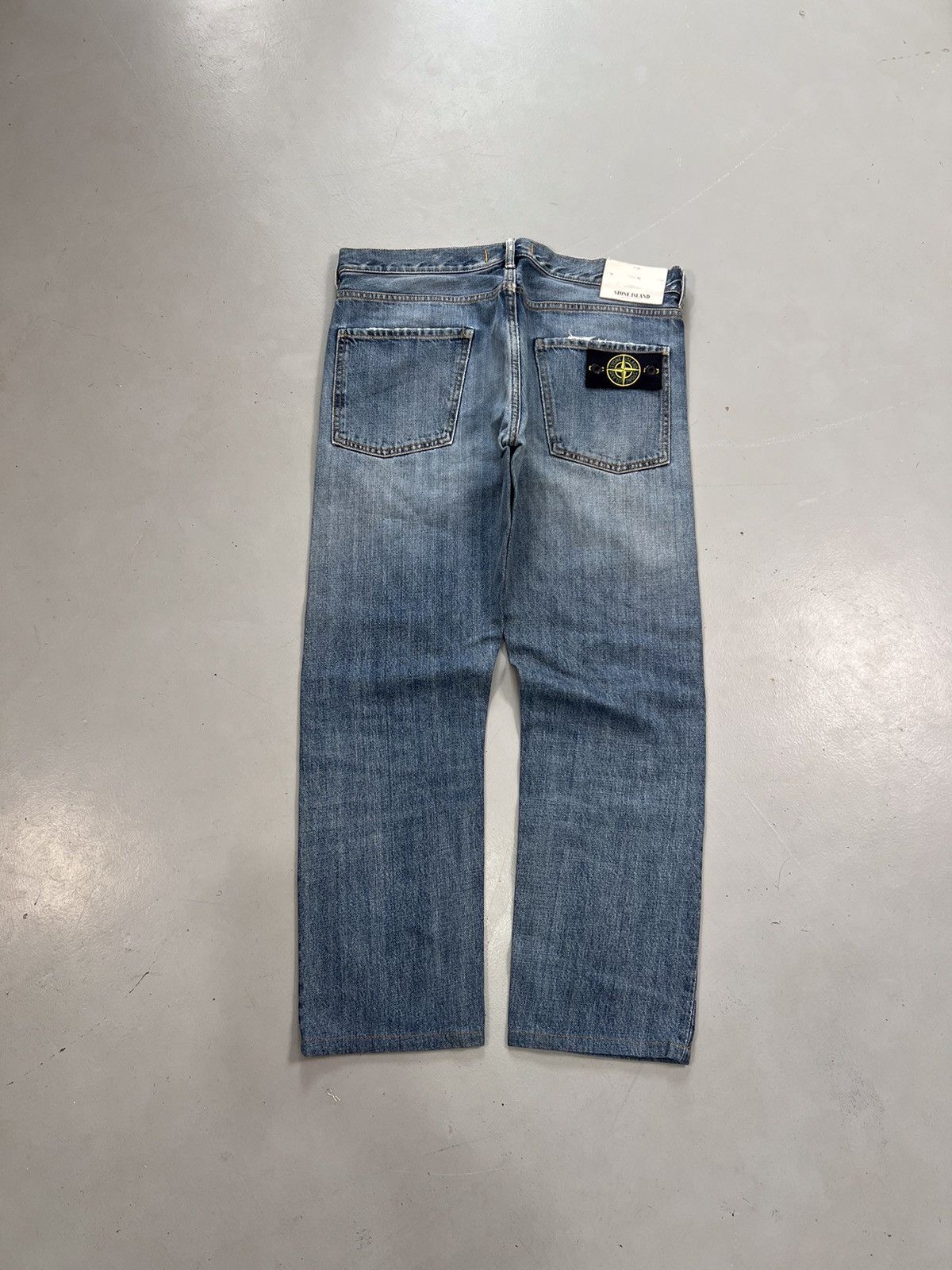 Vintage Super rare vintage stone island straight fit denim Size US 34 / EU 50 - 1 Thumbnail