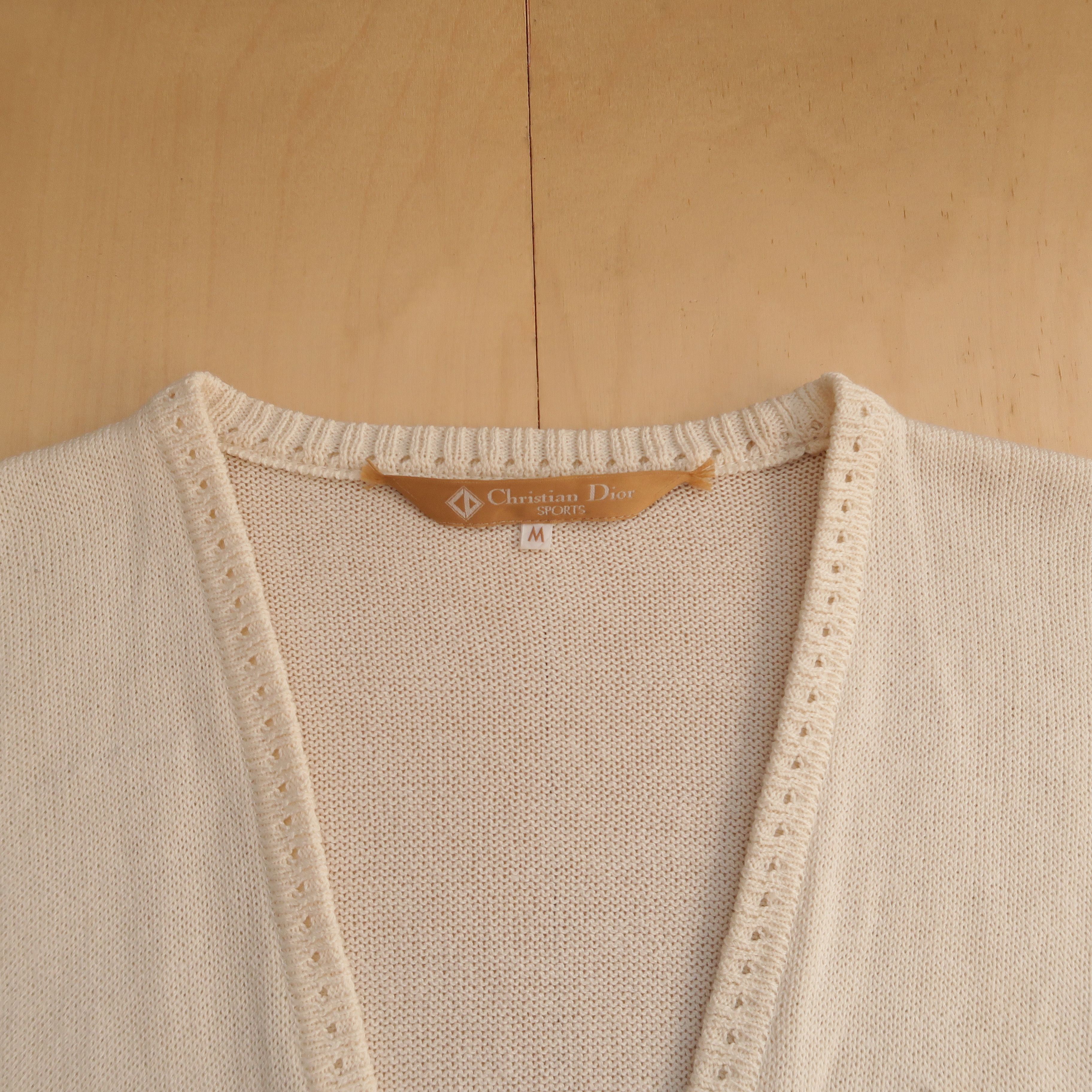 Christian Dior Monsieur Vintage 90s Christian Dior Sports Double Breasted Cardigan Size US M / EU 48-50 / 2 - 3 Thumbnail