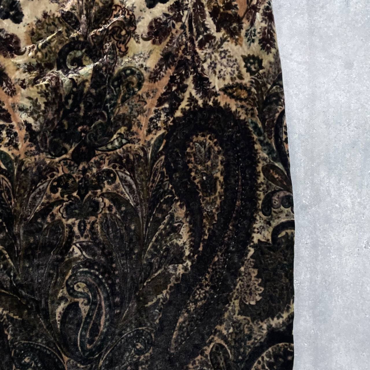 Etro ETRO Paisley Velvet Sleeveless Knee Length Dress Size 42 Size M / US 6-8 / IT 42-44 - 14 Thumbnail