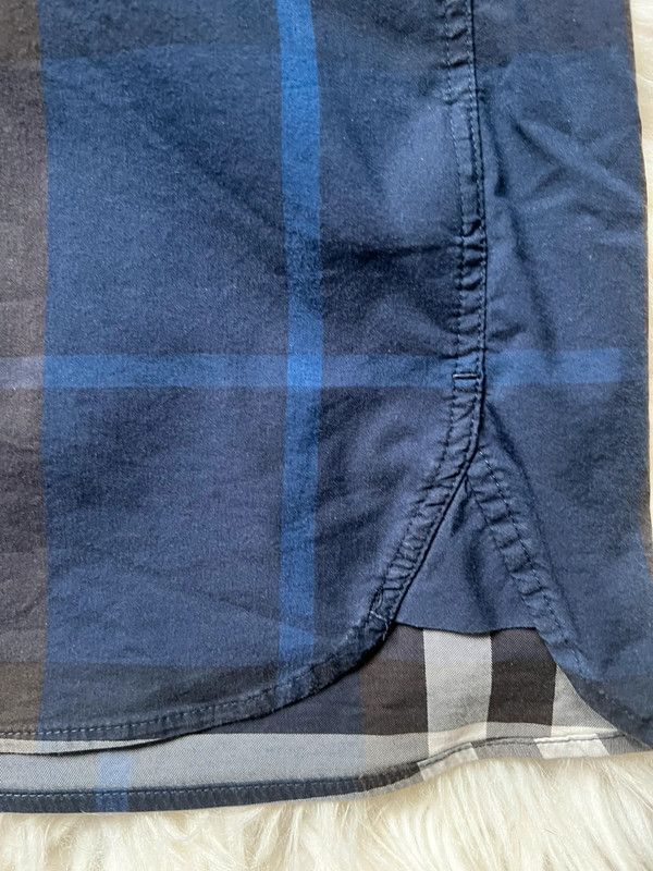 Burberry Burberry L Navy Check Checked Shirt Size US L / EU 52-54 / 3 - 11 Thumbnail