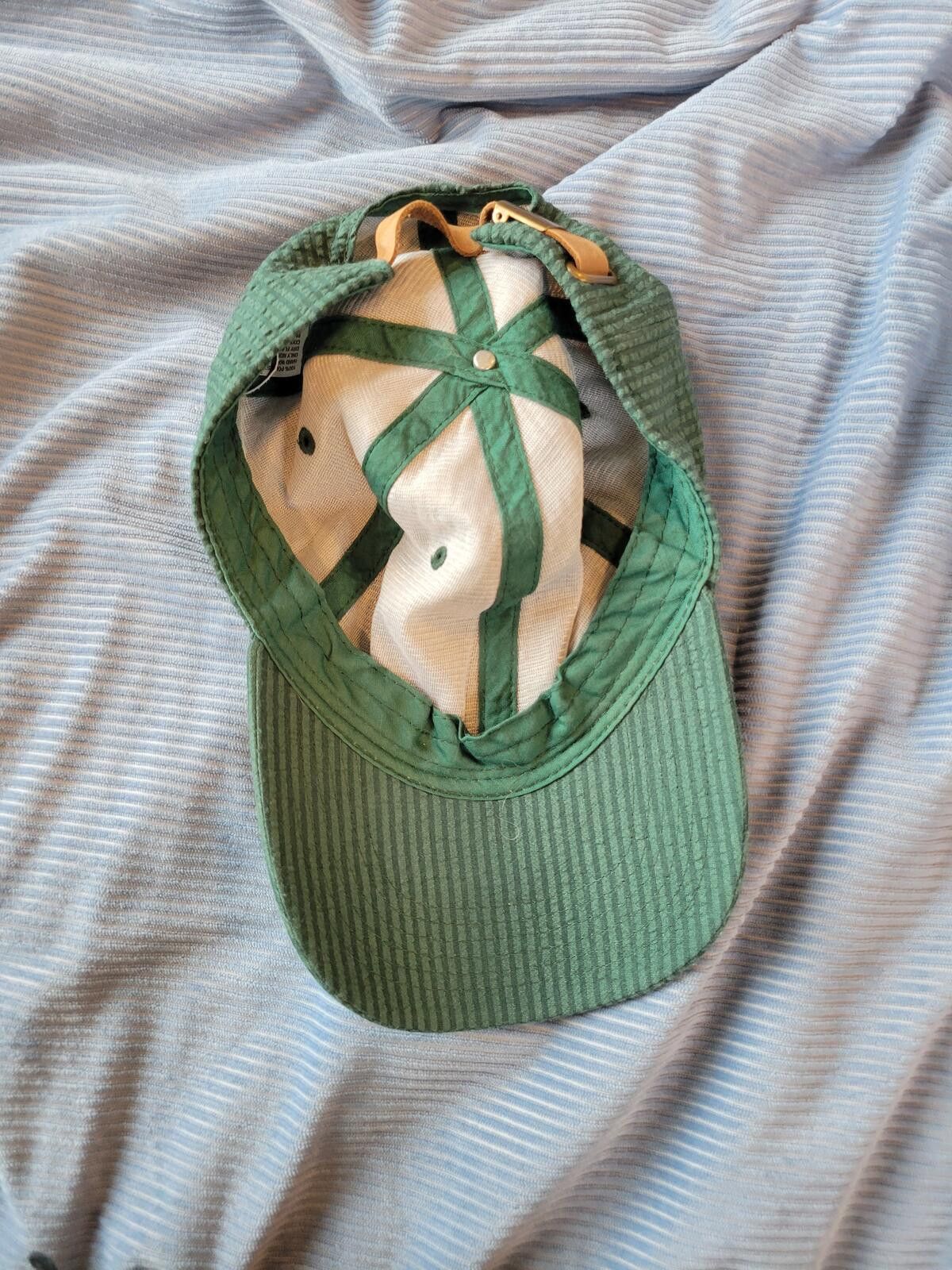 Other Men's Green Striped Baseball Cap Size ONE SIZE - 3 Thumbnail